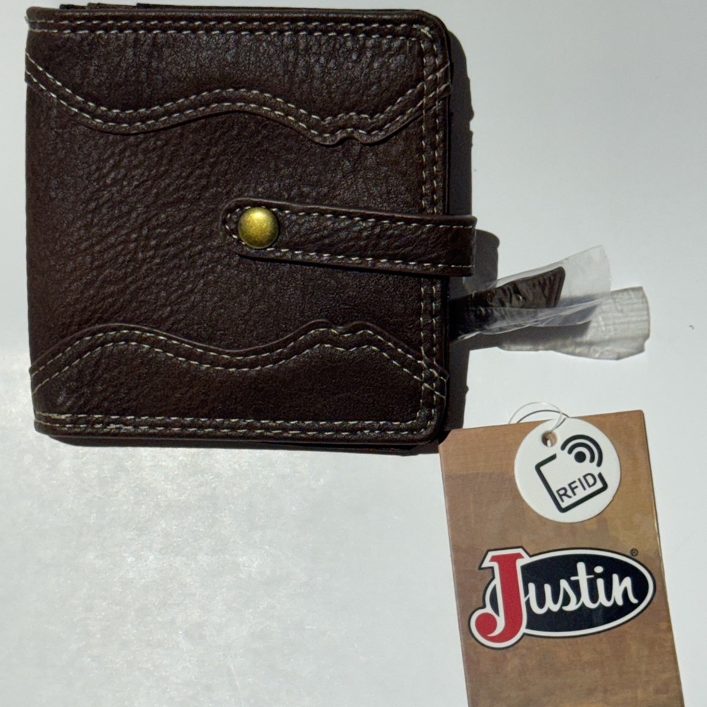 🛍Justin Boots Brown RFID Wallet
